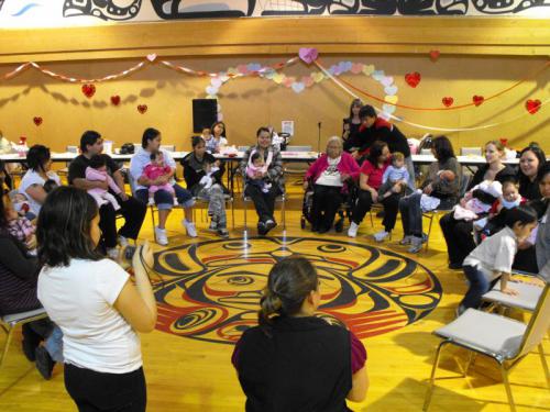 Baby Welcoming Picture - Clutesi Hall - PAFC Website